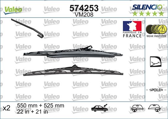 VALEO Spazzola tergi 574253