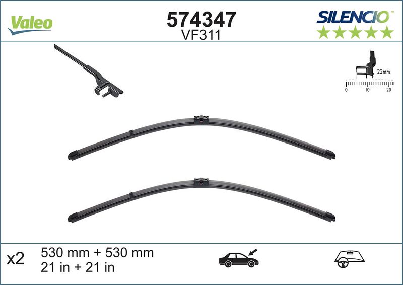 VALEO Spazzola tergi 574347
