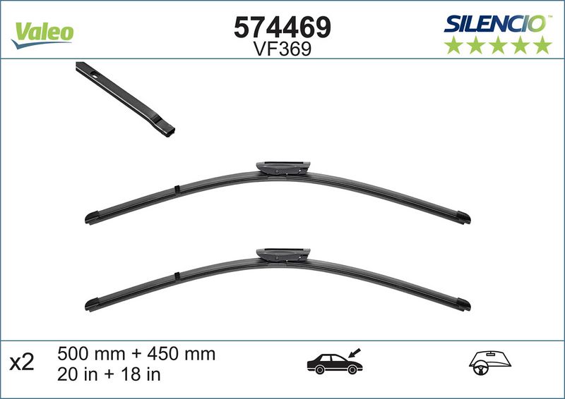 VALEO Spazzola tergi 574469