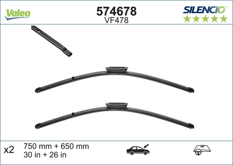 VALEO Spazzola tergi 574678