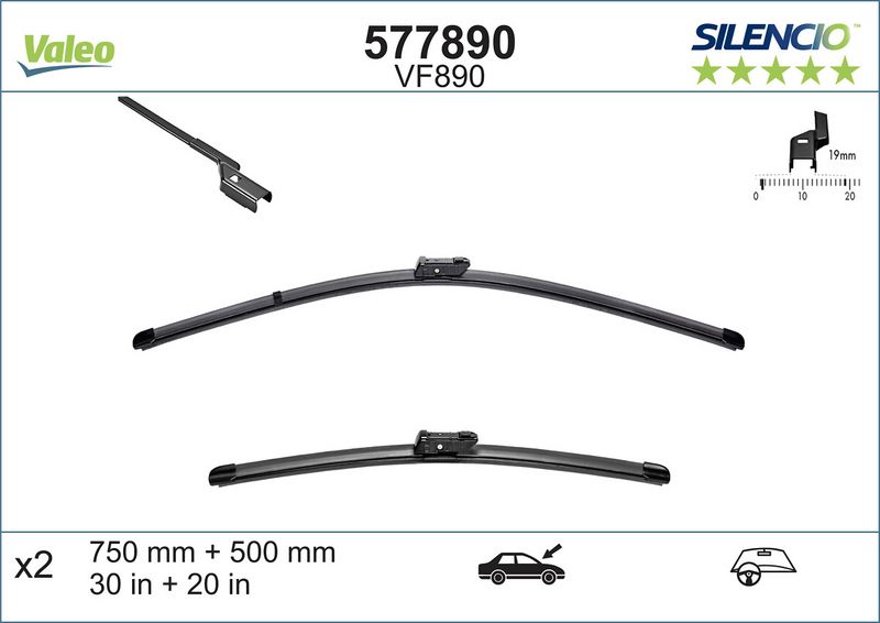 VALEO Spazzola tergi 577890