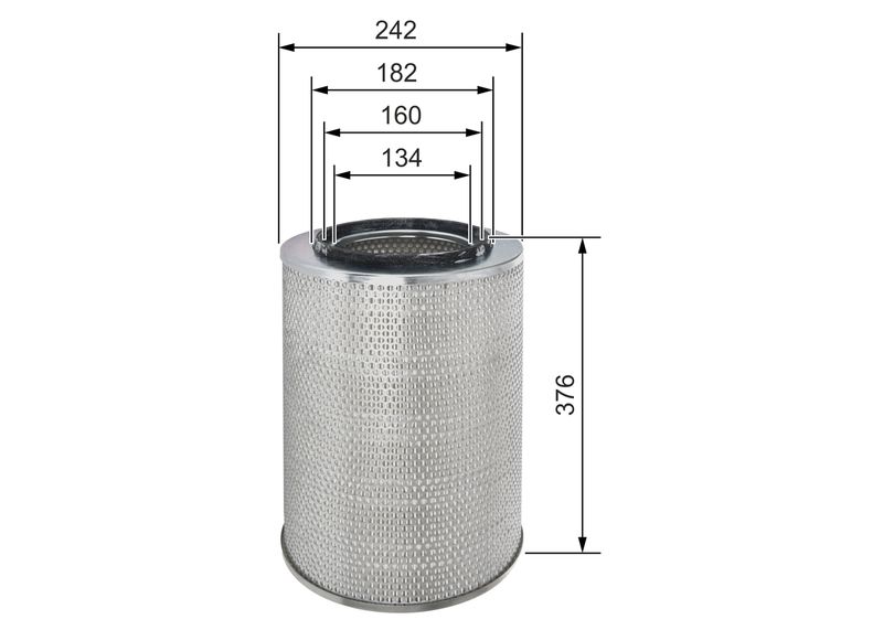 BOSCH Filtro aria 0 986 626 754