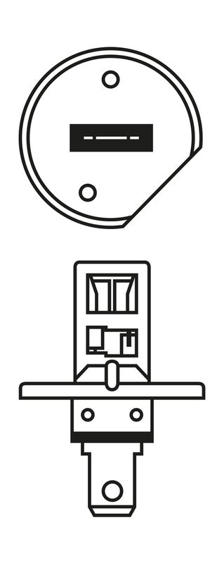 BOSCH Lampadina, Faro di profondità 1 987 301 005