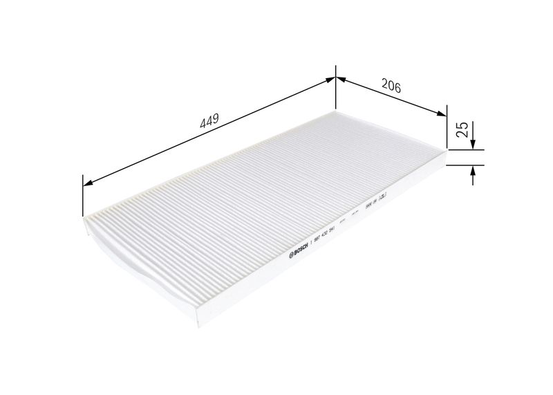 BOSCH Filtro, Aria abitacolo 1 987 432 541