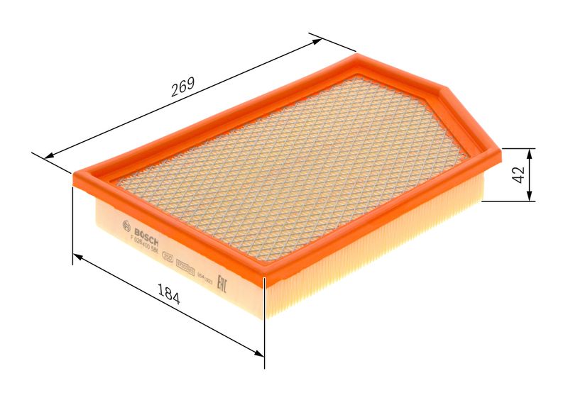 BOSCH Filtro aria F 026 400 586