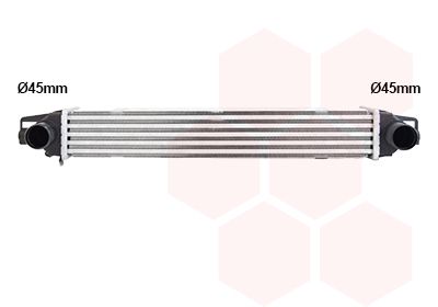 VAN WEZEL Intercooler 17014712