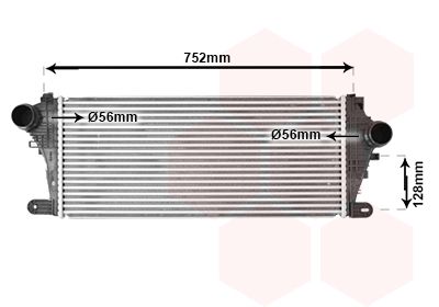 VAN WEZEL Intercooler 37014714