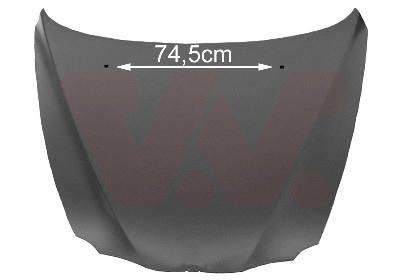VAN WEZEL Cofano motore 0147660