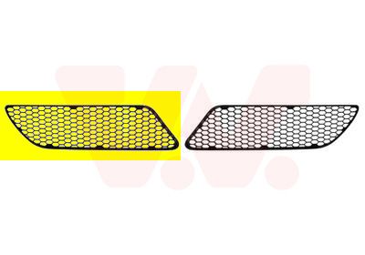 VAN WEZEL Griglia di ventilazione, Paraurti 0148592