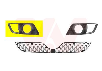 VAN WEZEL Griglia di ventilazione, Paraurti 0159594