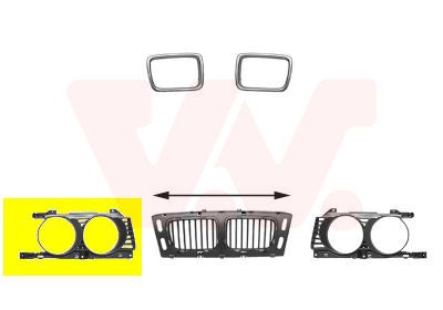 VAN WEZEL Griglia radiatore 0635412