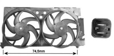 VAN WEZEL Ventola, Raffreddamento motore 0903751