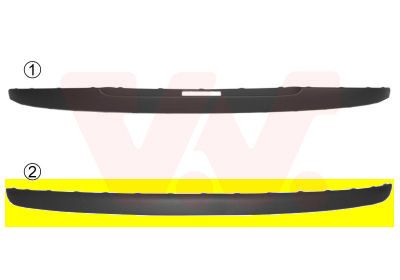 VAN WEZEL Modanatura decorativa/ protettiva, Paraurti 1620551
