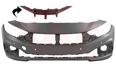 VAN WEZEL Paraurti 1766578