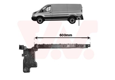 VAN WEZEL Supporto, Paraurti 1991537