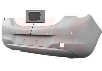 VAN WEZEL Paraurti 3804547