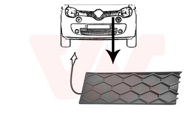 VAN WEZEL Griglia radiatore 4368511