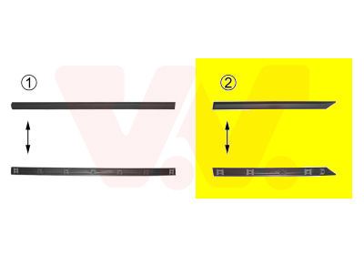 VAN WEZEL Modanatura decorativa/ protettiva, Fiancata 5880409