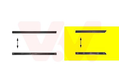 VAN WEZEL Modanatura decorativa/ protettiva, Portiera 5880425