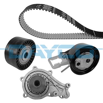 DAYCO Pompa acqua + Kit cinghie dentate KTBWP9170
