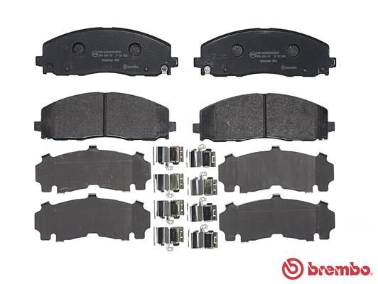 BREMBO Kit pastiglie freno, Freno a disco P 11 035