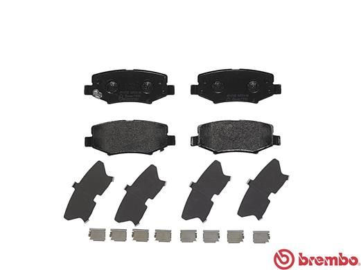 BREMBO Kit pastiglie freno, Freno a disco P 18 024