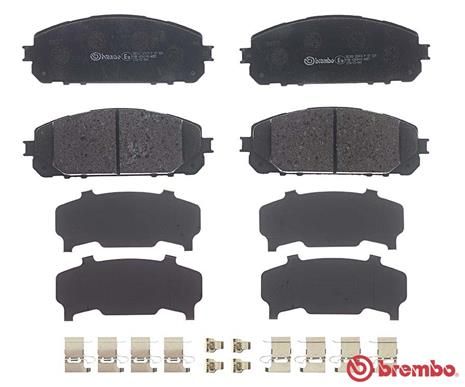 BREMBO Kit pastiglie freno, Freno a disco P 37 021
