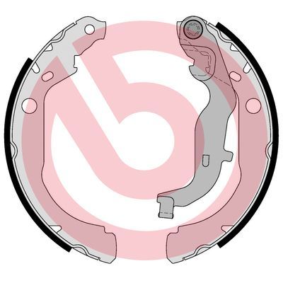 BREMBO Kit ganasce freno S 68 549