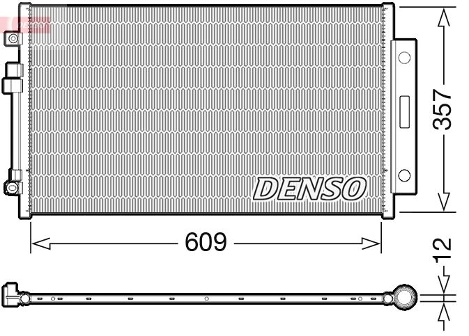 DENSO Condensatore, Climatizzatore DCN09004