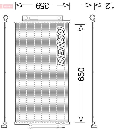 DENSO Condensatore, Climatizzatore DCN09047