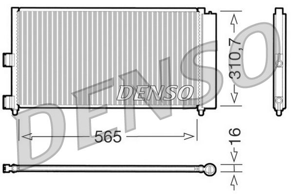 DENSO Condensatore, Climatizzatore DCN09070