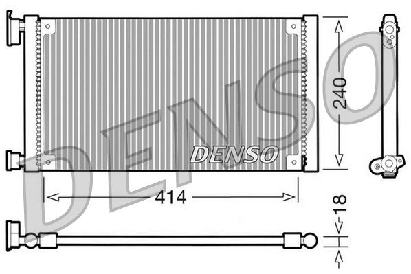 DENSO Condensatore, Climatizzatore DCN09120