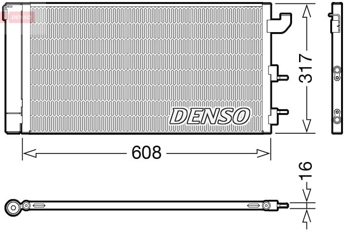 DENSO Condensatore, Climatizzatore DCN09144