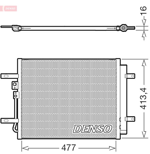 DENSO Condensatore, Climatizzatore DCN41029