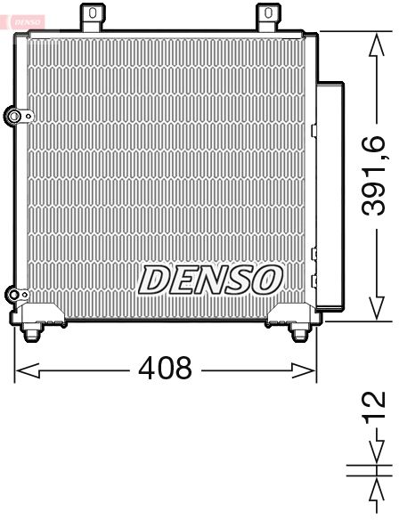 DENSO Condensatore, Climatizzatore DCN45012