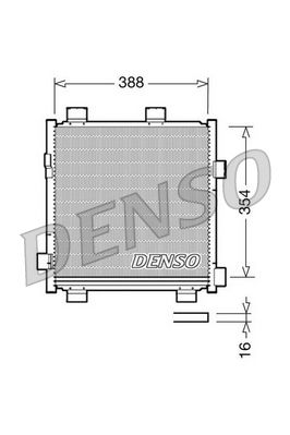 DENSO Condensatore, Climatizzatore DCN50040