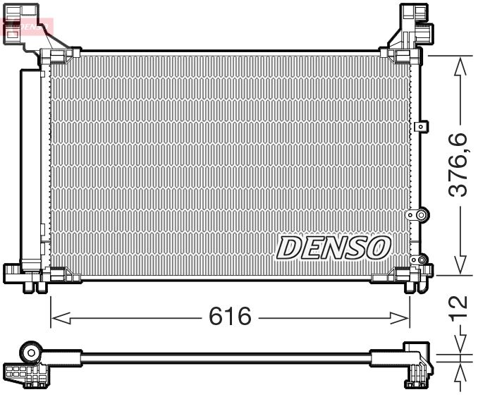 DENSO Condensatore, Climatizzatore DCN50133