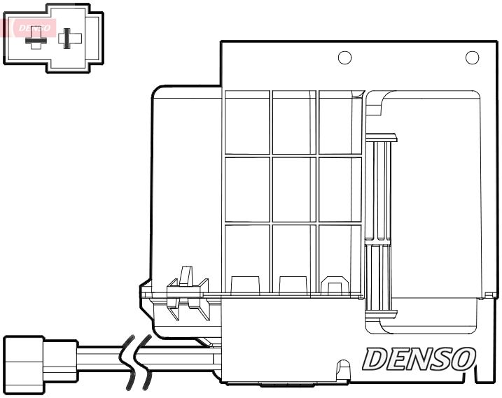 DENSO Ventilatore abitacolo DEA17033