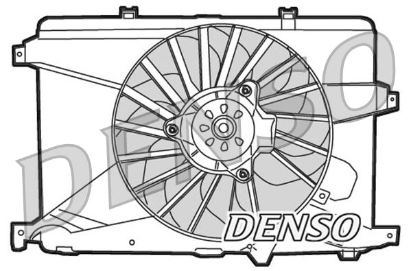 DENSO Ventola, Raffreddamento motore DER01014