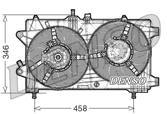 DENSO Ventola, Raffreddamento motore DER09044