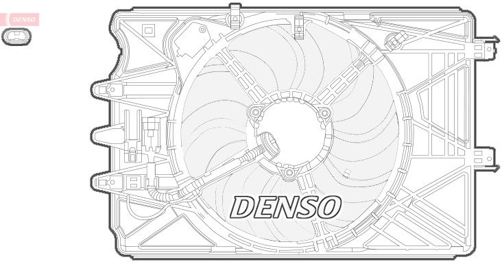 DENSO Ventola, Raffreddamento motore DER09069