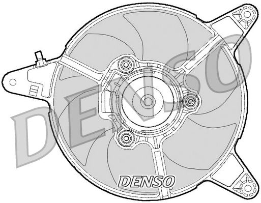 DENSO Ventola, Raffreddamento motore DER09095