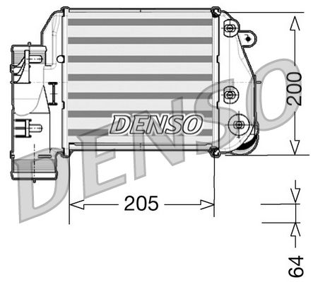 DENSO Intercooler DIT02025