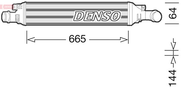 DENSO Intercooler DIT02036