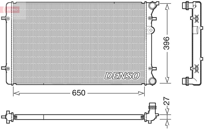 DENSO Radiatore, Raffreddamento motore DRM02025