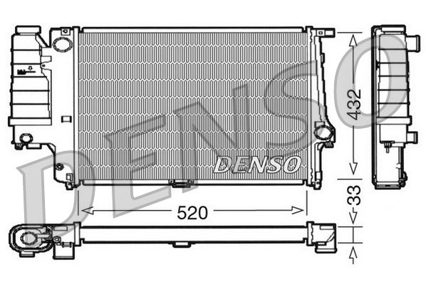 DENSO Radiatore, Raffreddamento motore DRM05063