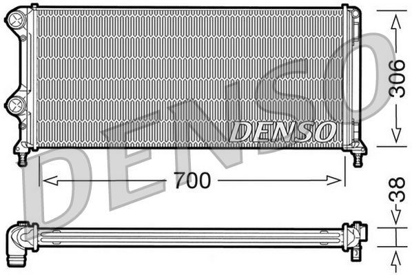 DENSO Radiatore, Raffreddamento motore DRM09060