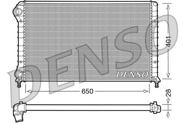 DENSO Radiatore, Raffreddamento motore DRM09061