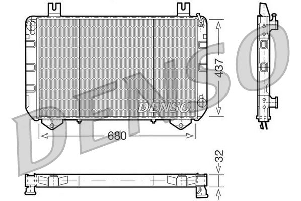 DENSO Radiatore, Raffreddamento motore DRM10094