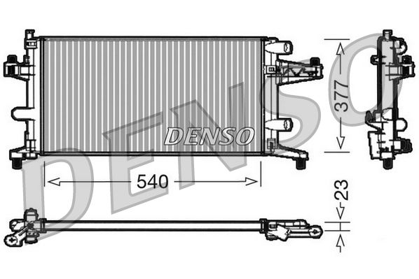 DENSO Radiatore, Raffreddamento motore DRM20040